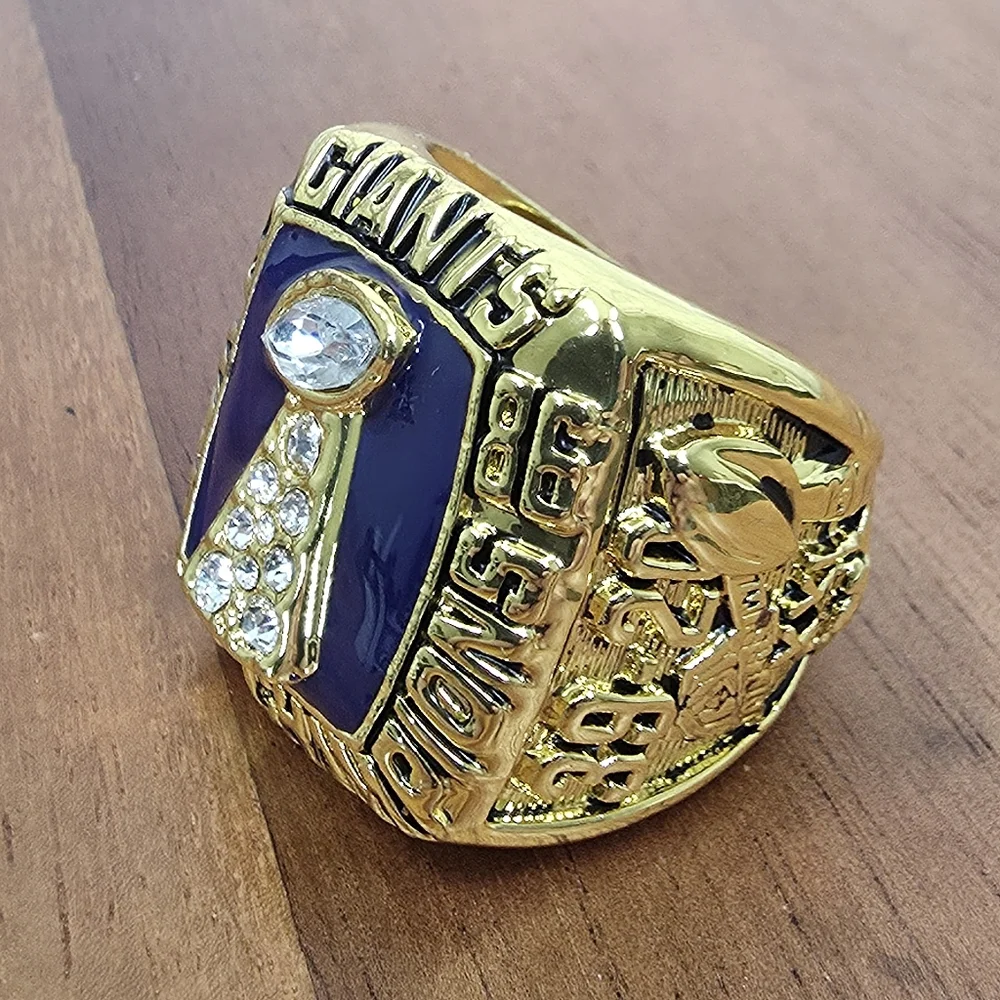 New York Giants‎ Championship Ring Sz 11 Suoerbowl 1986 Simms Fan Edition